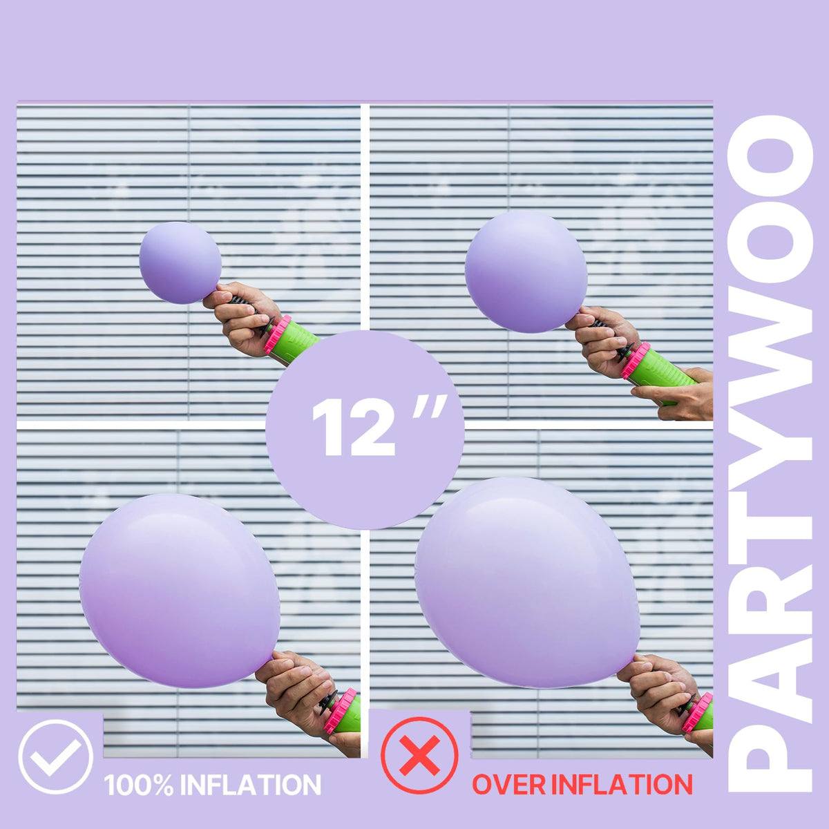PartyWoo Christmas Balloons 66pcs Santa Xmas Tree Candy Cane Foil Balloons