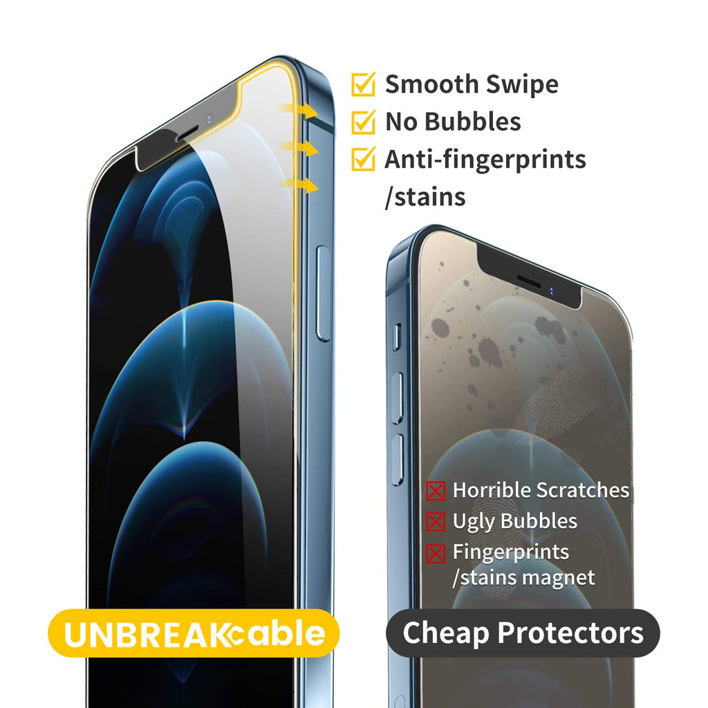 UNBREAKcable 3-Pack Screen Protector for iPhone SE 2022/SE 2020, iPhone 8/7