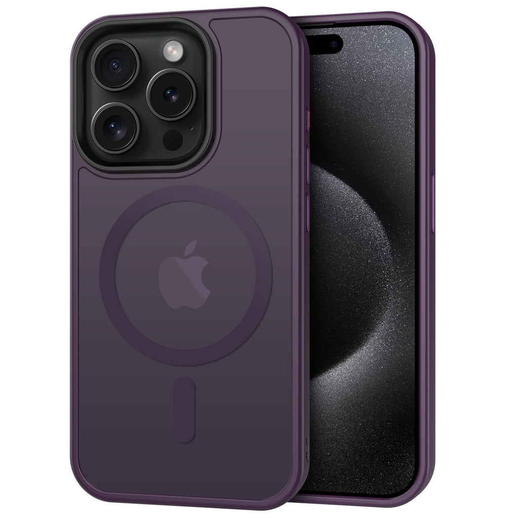 CACOE Magnetic Case for iPhone 13 & iPhone 14 6.1 inch, Matte Black