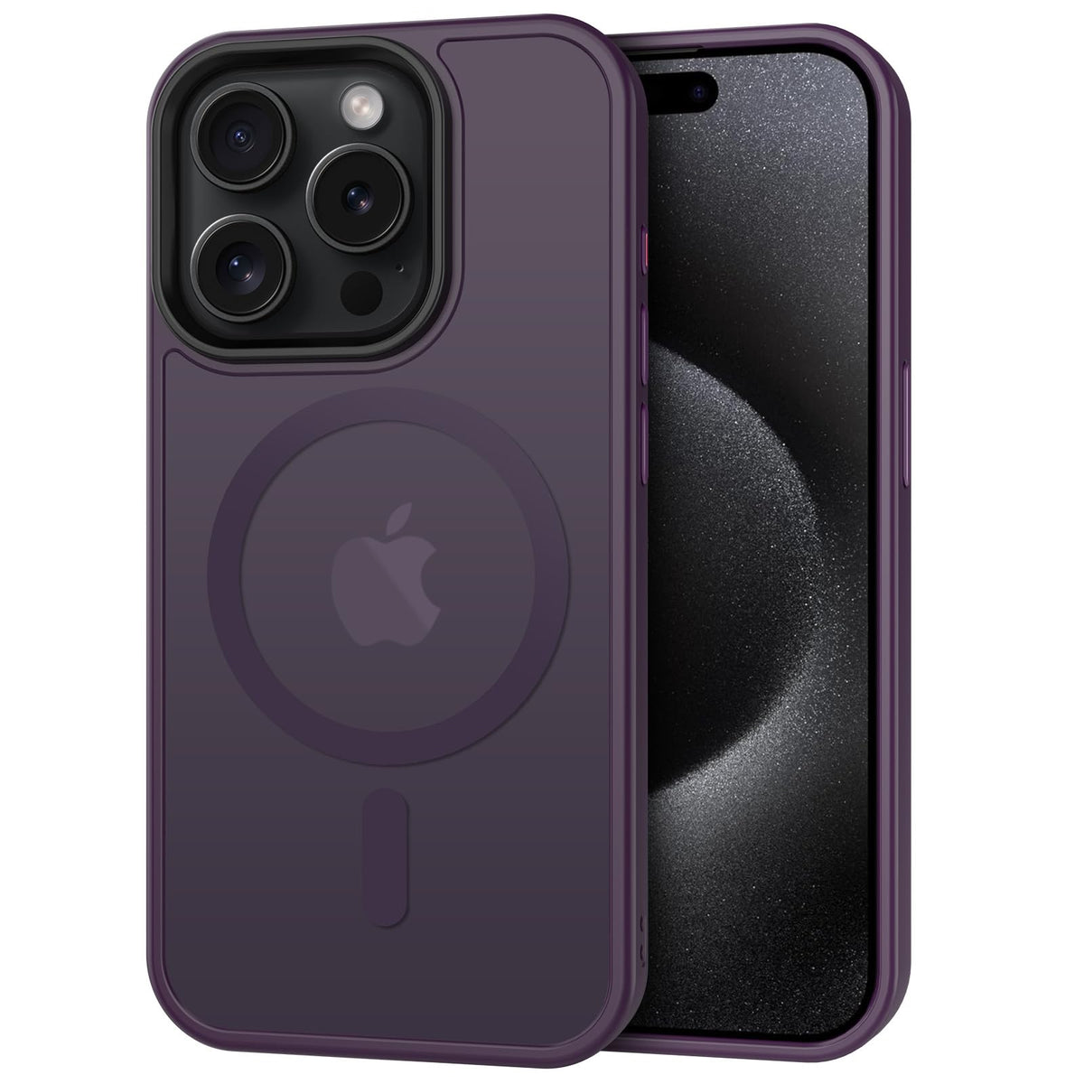 CACOE Magnetic Case for iPhone 13 & iPhone 14 6.1 inch, Matte Black