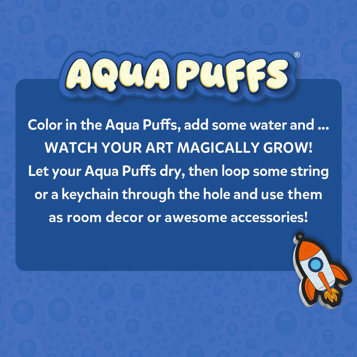 Skillmatics Aqua Puffs Unicorns, Art & Craft Gift for Kids, Paint by Number