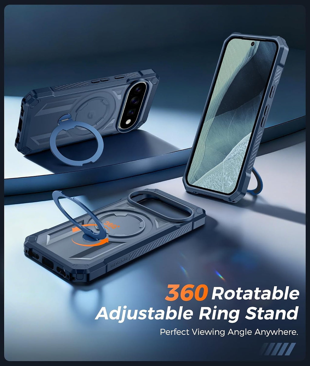 FNTCASE for Motorola Razr 2026/2025 Case with 360 Spin Magnetic Kickstand