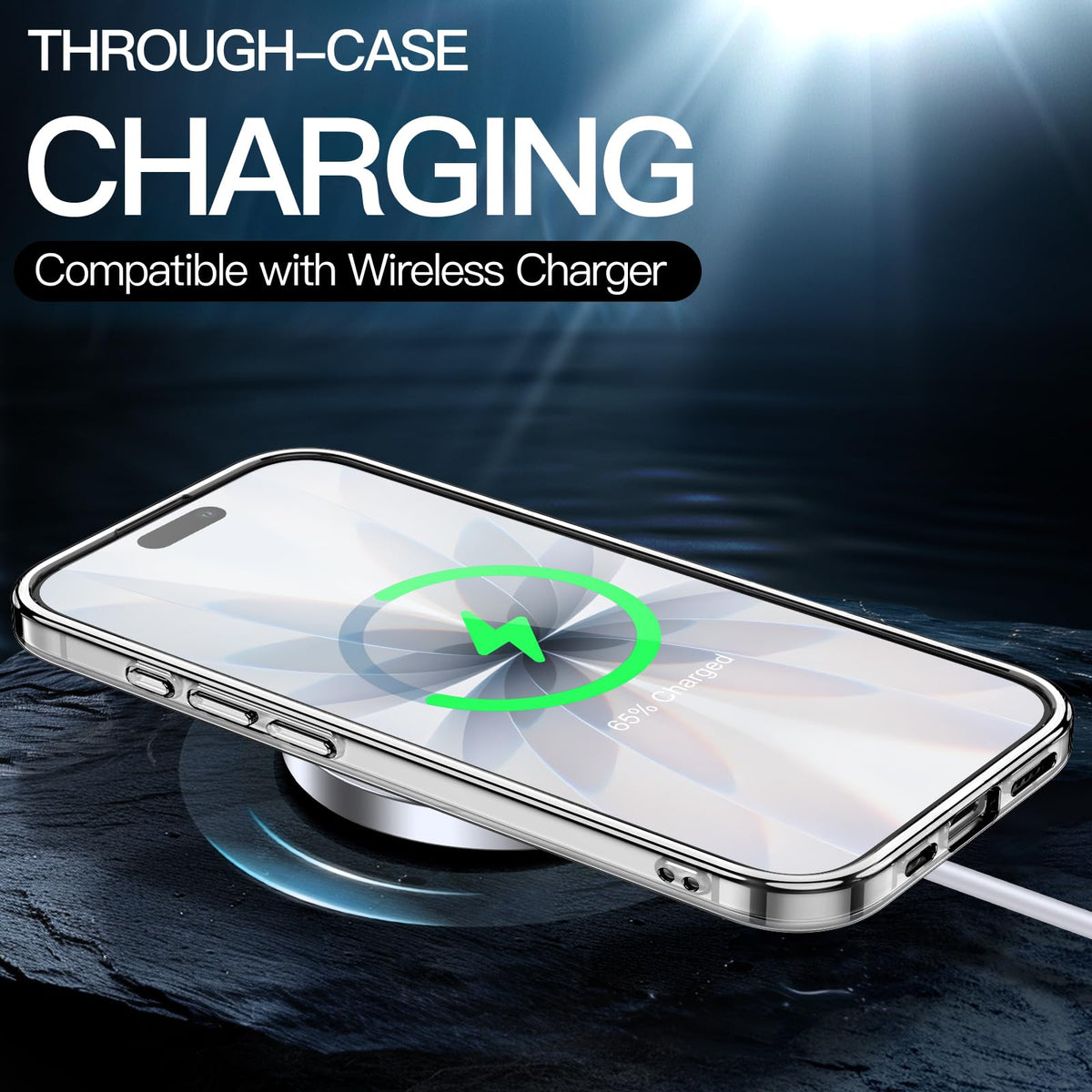 JETech Case for iPhone 17 Pro Max, Anti-Yellowing, Black