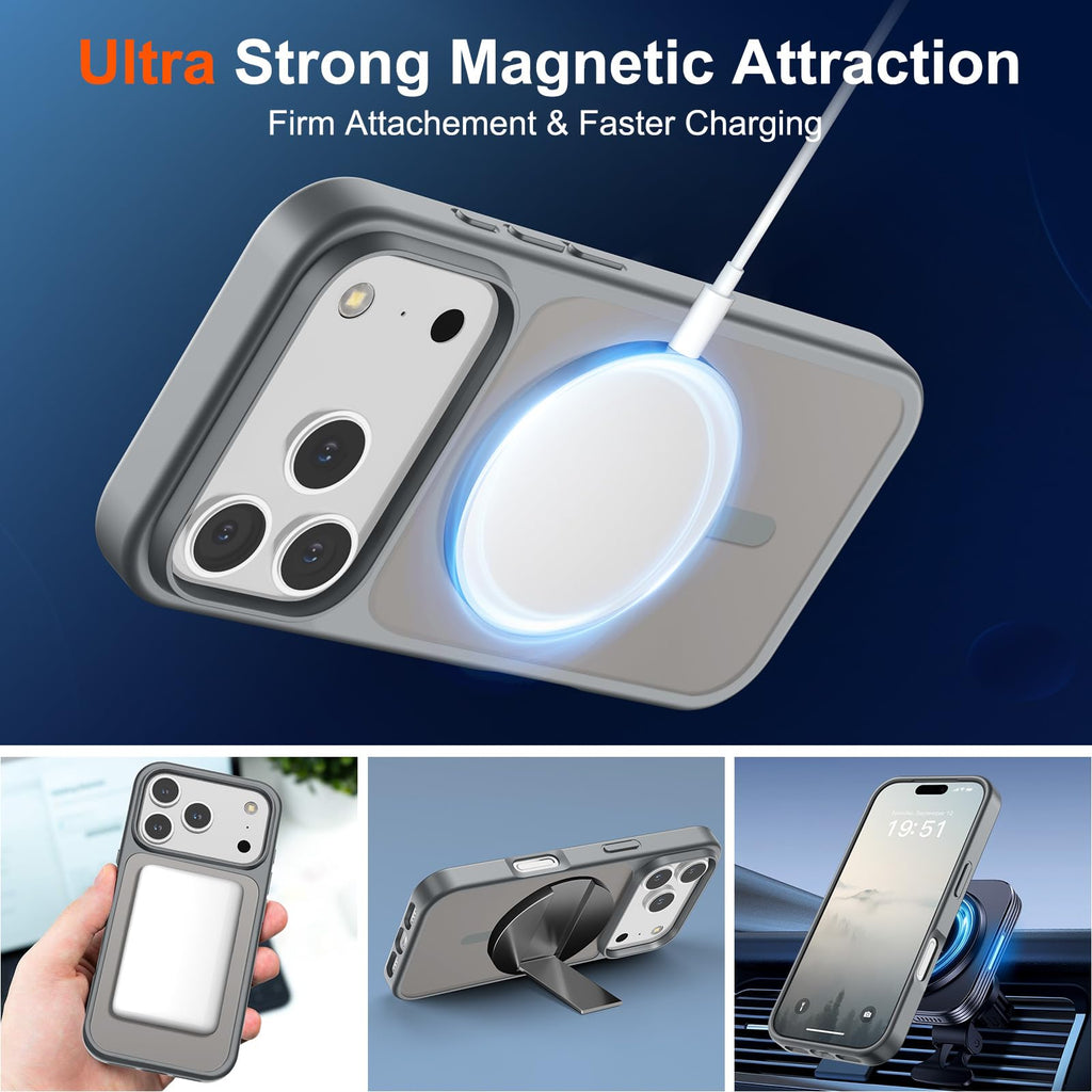SUPFINE Magnetic for iPhone 18 Pro Max/17 Pro Max Case Dark Blue