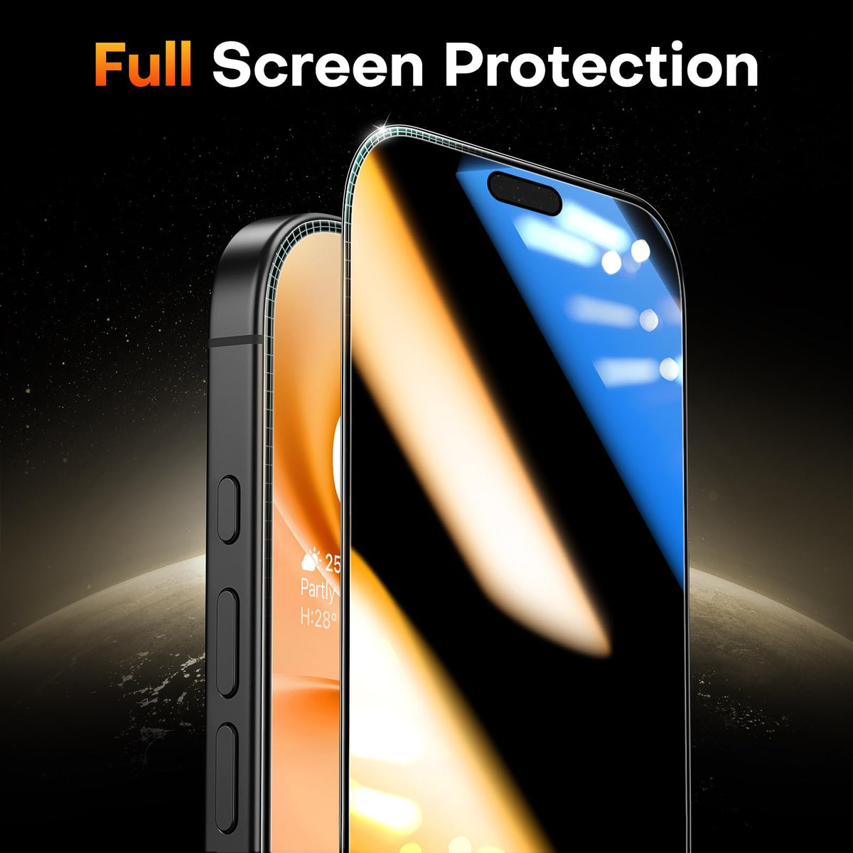 TOCOL for iPhone 17 Pro Max Screen Protector, Easy Installation