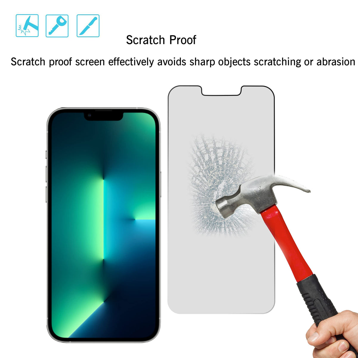 Ailun Privacy Screen Protector iPhone 17e/16e/14/13/13 Pro, 2 Pack