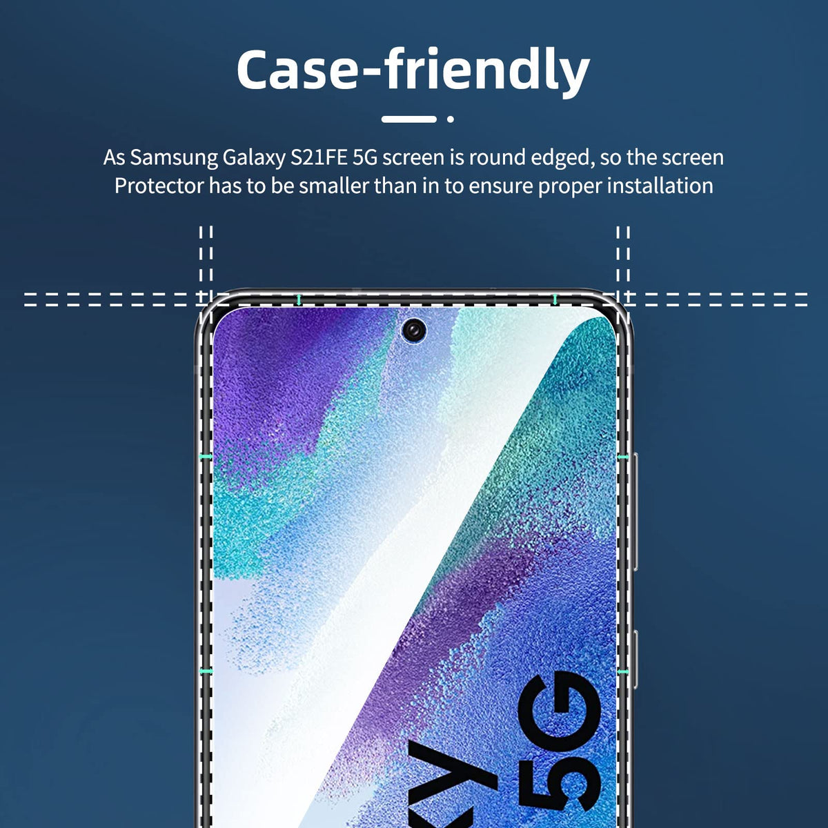 NEW'C for Samsung Galaxy S23 6.1" (SM-S911),Screen Protector Tempered Glass