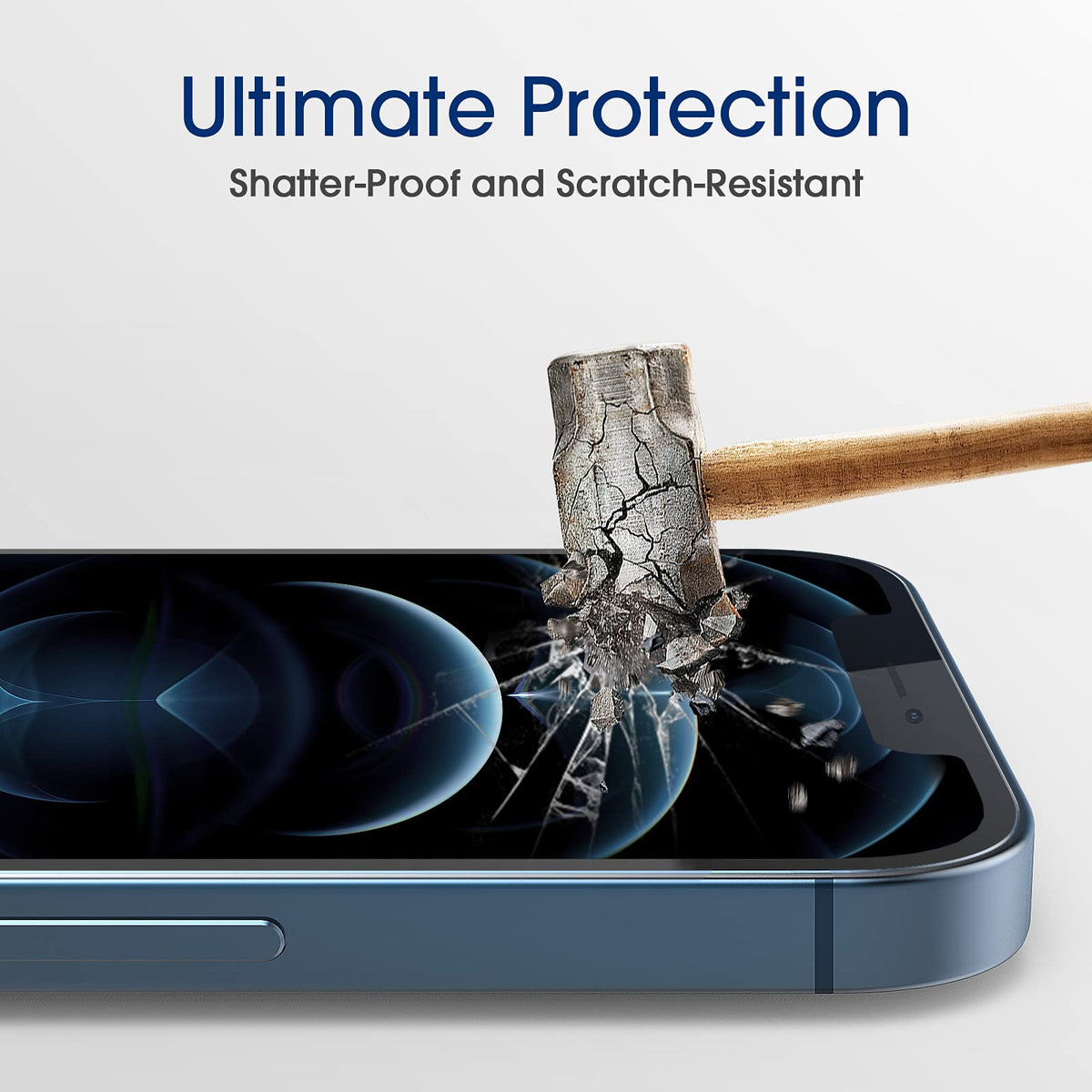amFilm OneTouch for iPhone 18 Pro Max 6.9'' Screen Protector Tempered Glass