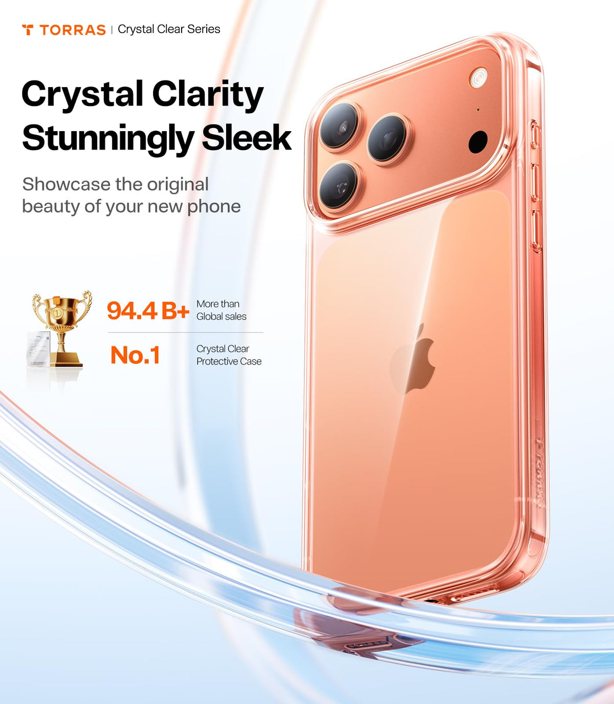 TORRAS for iPhone 14 Pro Max Case, Anti-Yellowing, Crystal Clear
