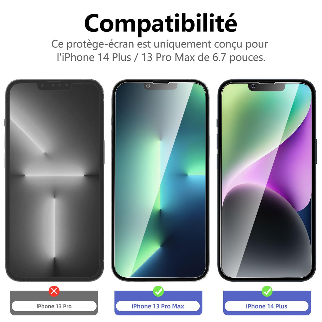 NEW'C for iPhone 16, iPhone 15 Screen Protector Installation Tool Included