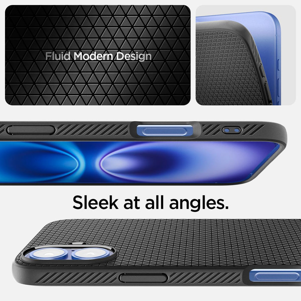 Spigen Liquid Air Designed for iPhone 13 Pro Max Case (2021) - Matte Black