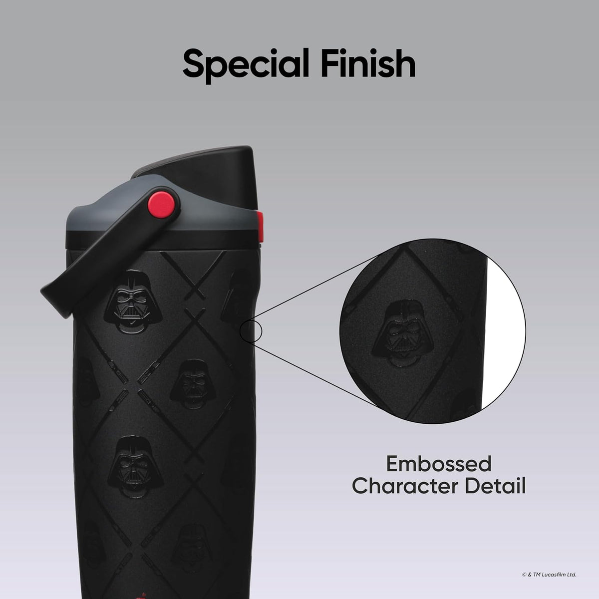 Owala Star Wars FreeSip Sway Stainless Steel Water Bottle 30oz Darth Vader
