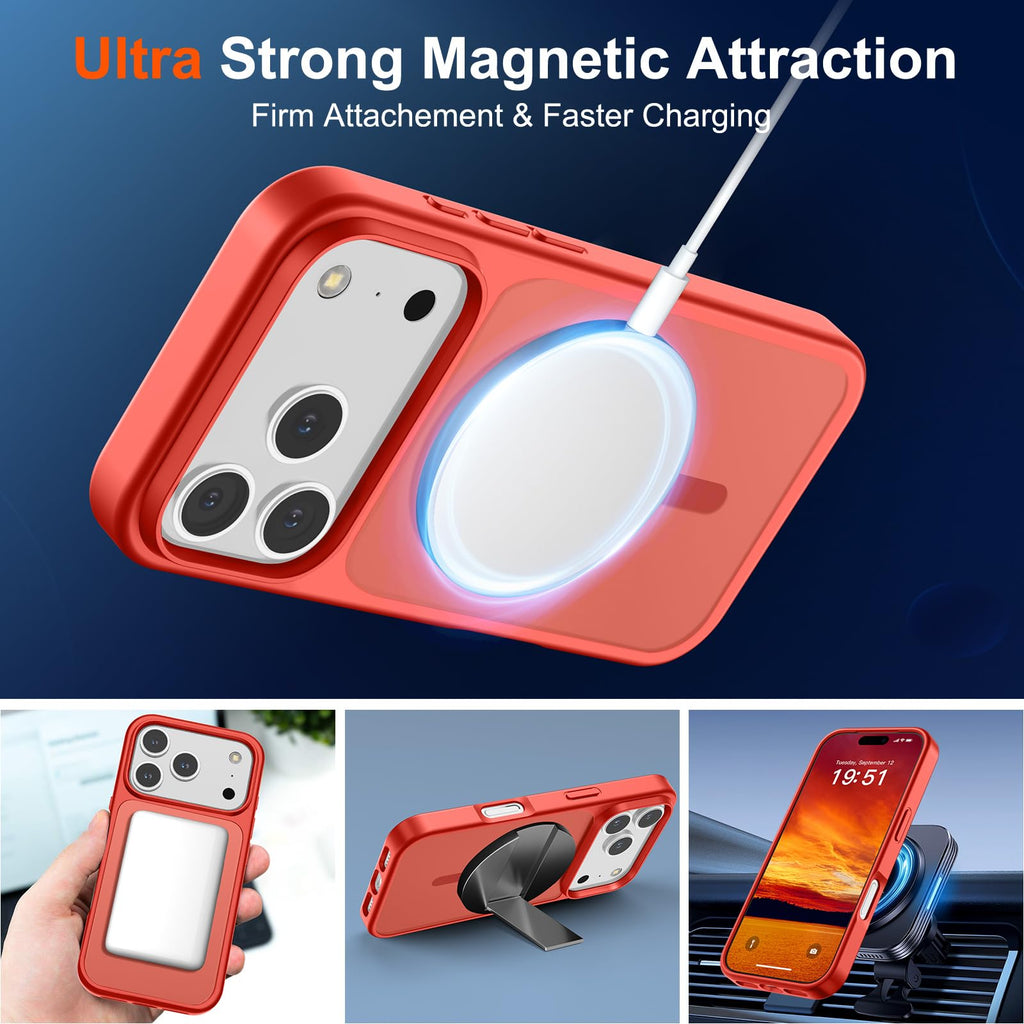 SUPFINE Magnetic for iPhone 18 Pro Max/17 Pro Max Case Dark Blue