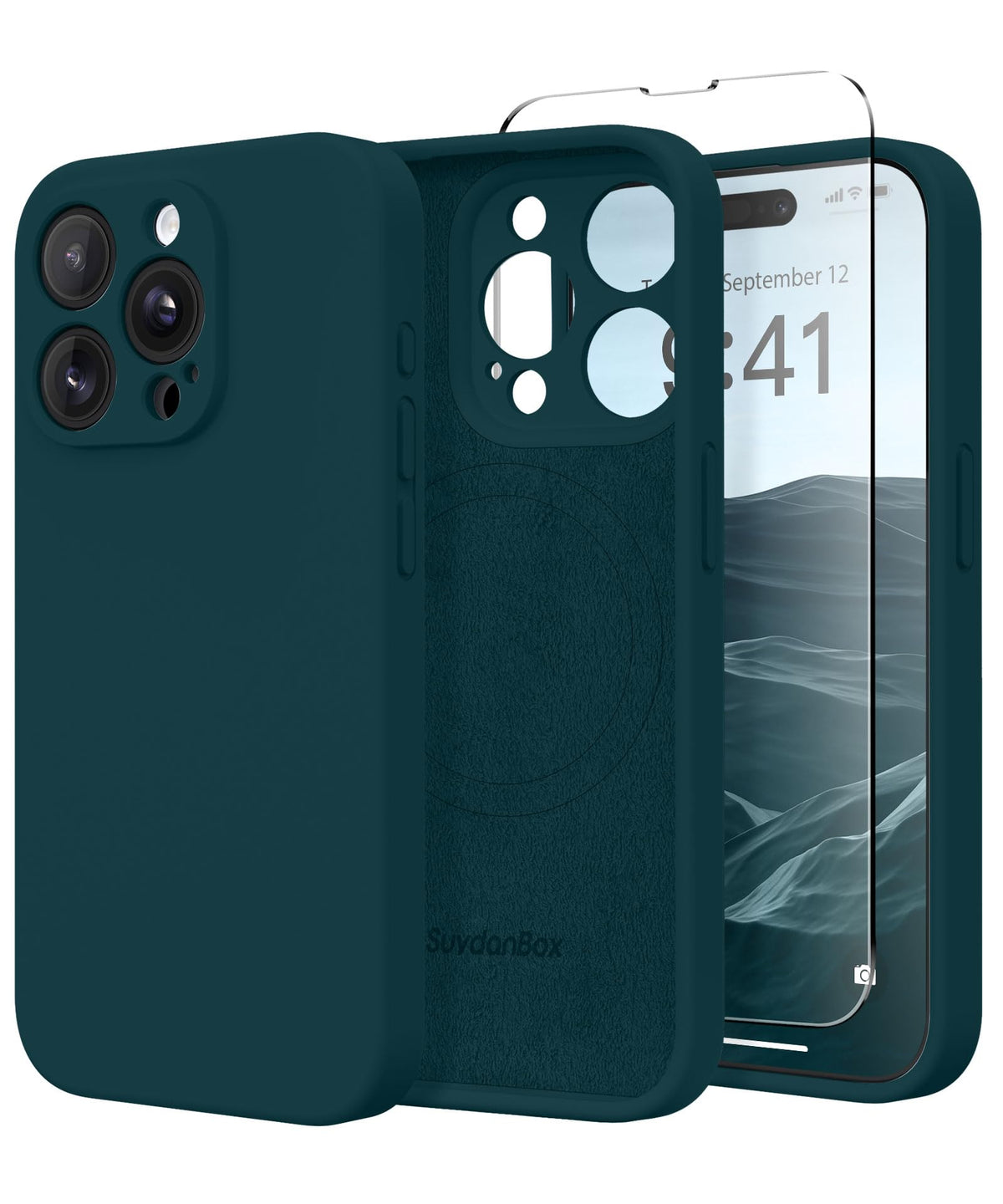 Magnetic for iPhone 12 Case Silicone White