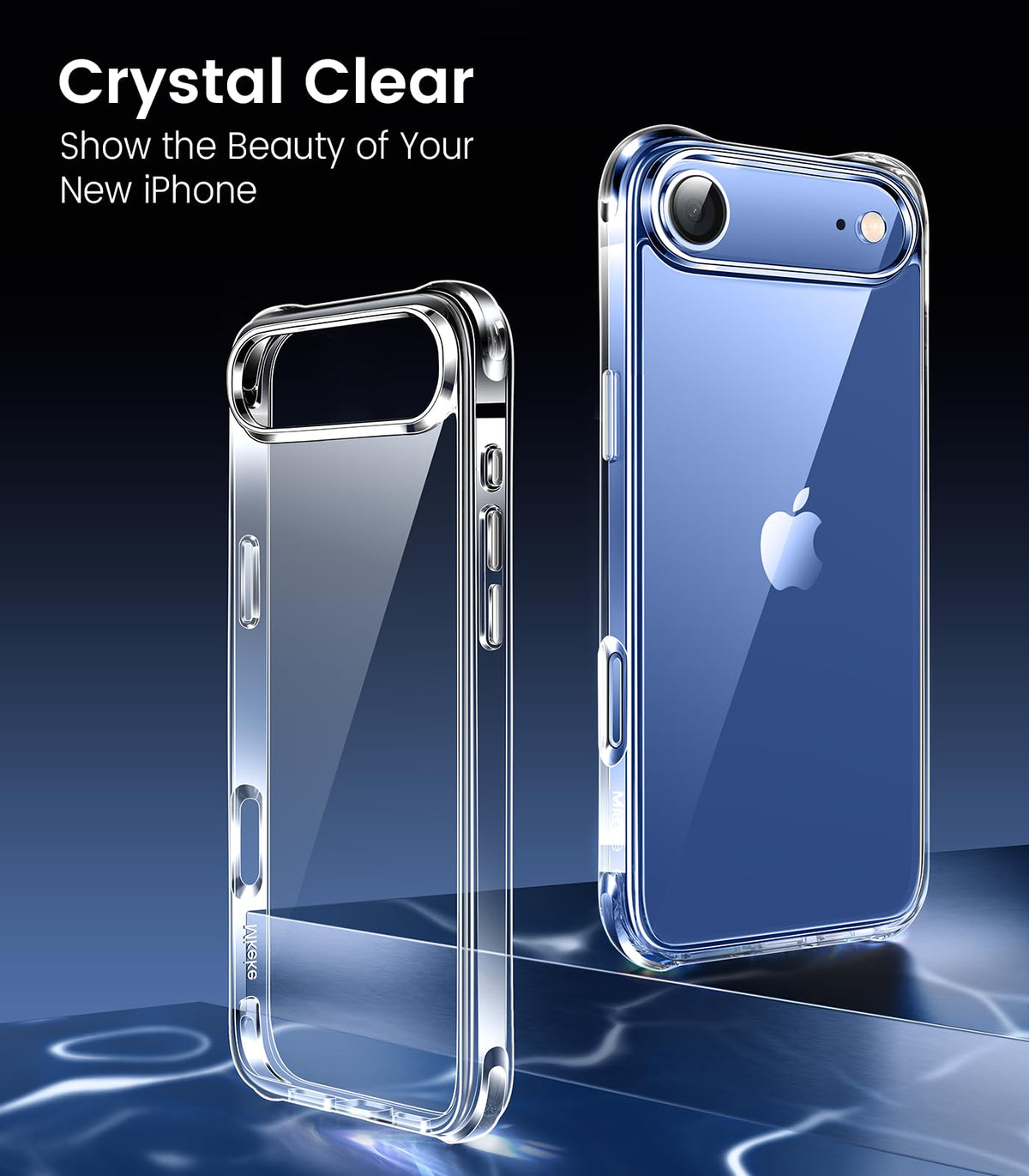 Mkeke for iPhone 18 Pro Max Case Clear [Not-Yellowing]