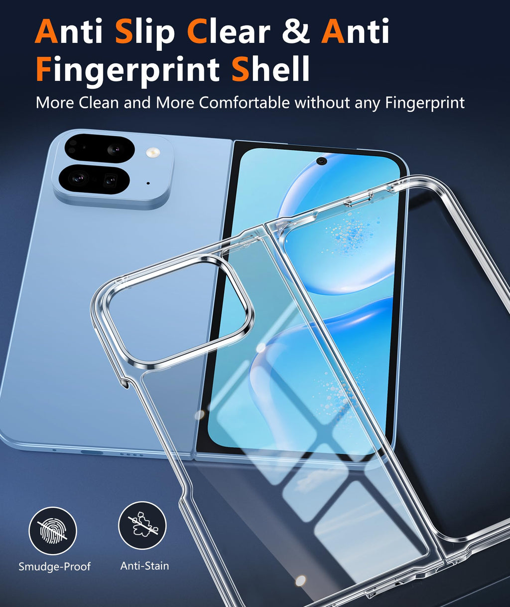 FNTCASE for Moto G-Power-5G-2026/2025 Clear Case with Screen Protector