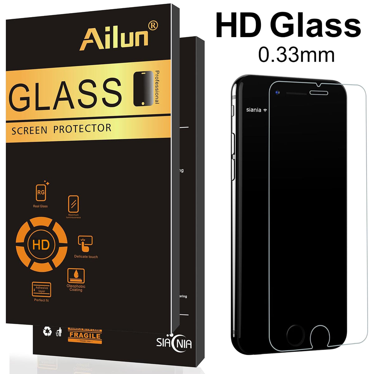 Ailun 3 Pack Screen Protector for iPhone 17e/16e/14/13/13 Pro