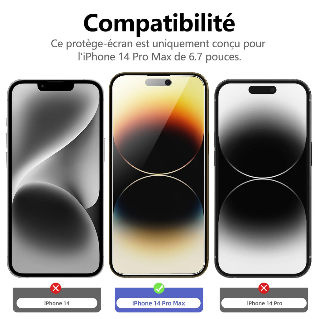 NEW'C for iPhone 16, iPhone 15 Screen Protector Installation Tool Included