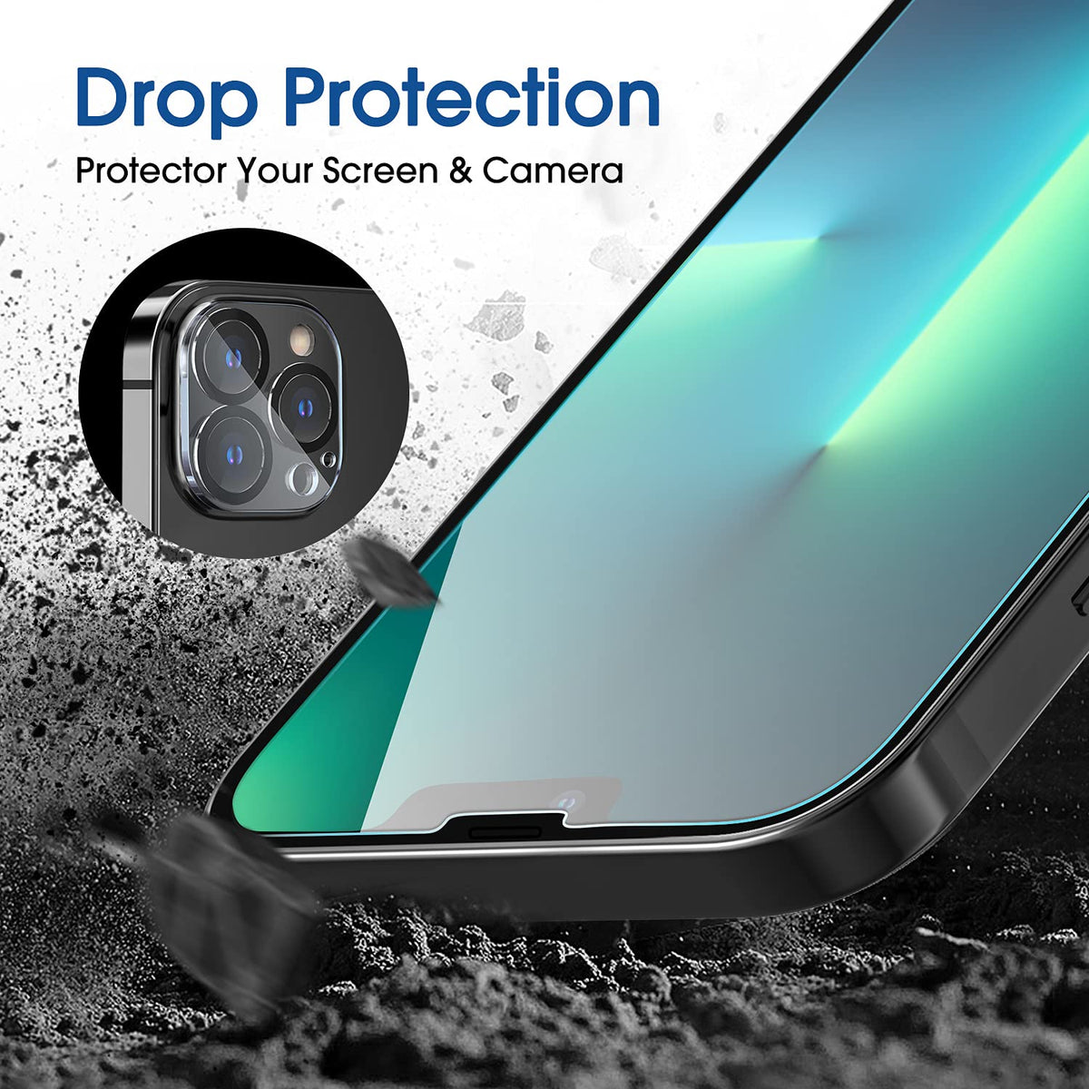 amFilm OneTouch for iPhone 18 Pro Max 6.9'' Screen Protector Tempered Glass