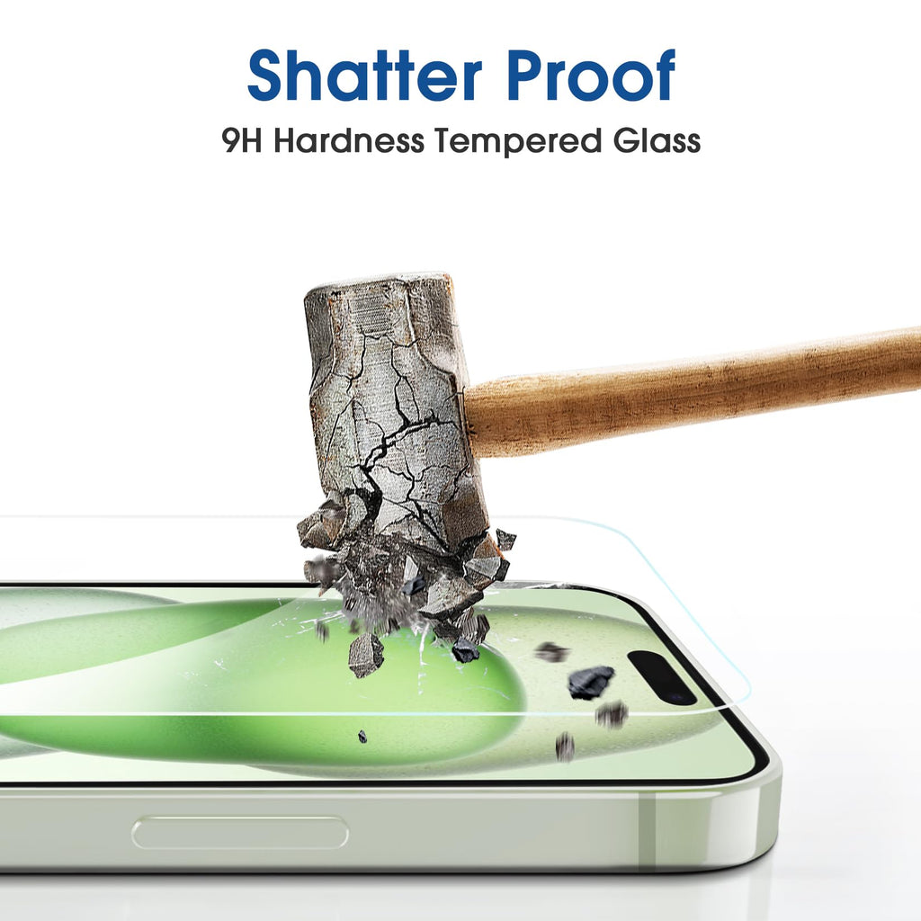 amFilm OneTouch for iPhone 18 Pro Max 6.9'' Screen Protector Tempered Glass