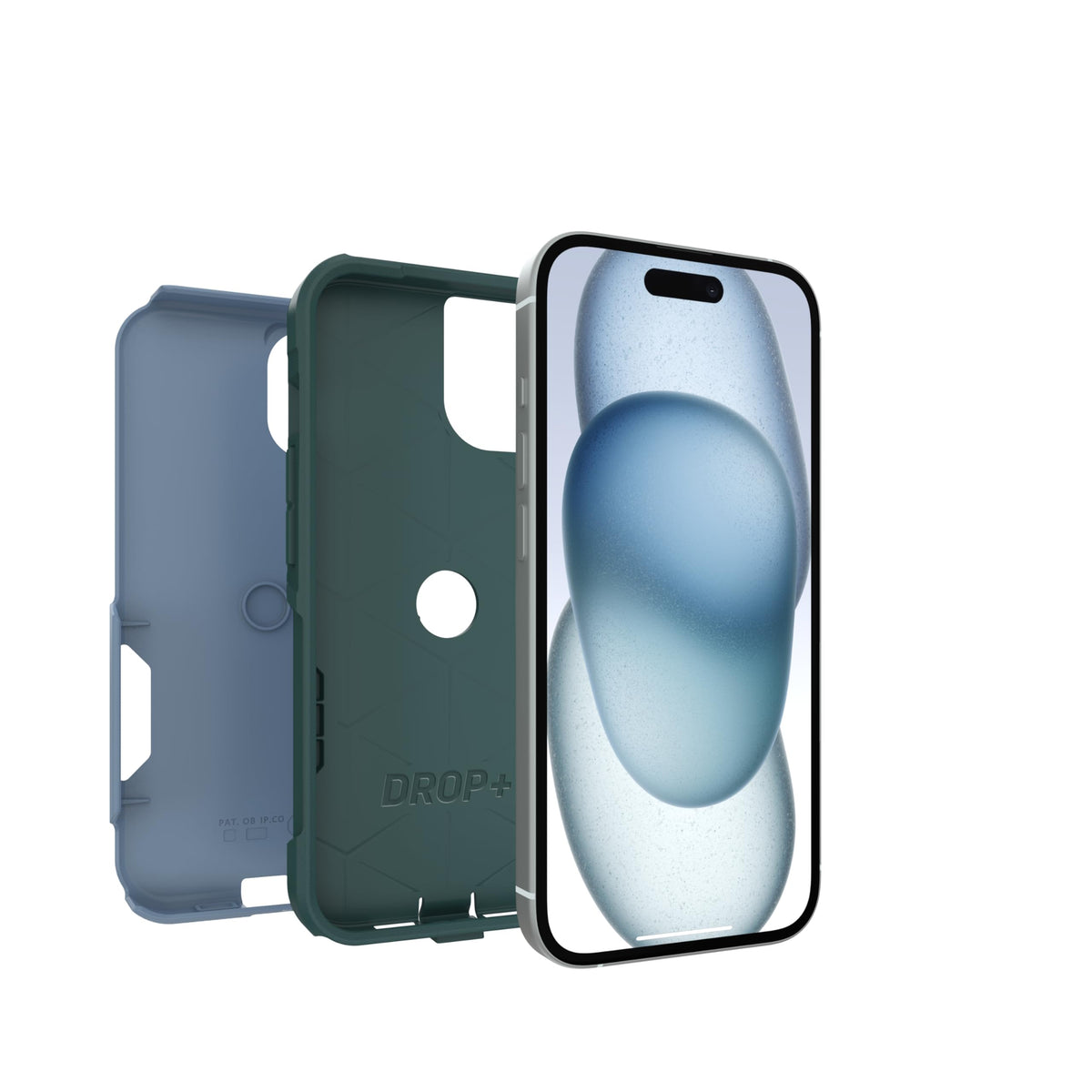 OtterBox iPhone 17e, 16e, 15, 14, & 13 Commuter Series Case - Black, Slim & Tough, Pocket-Friendly, with Port Protection - Thin & Protective iPhone Case, Dual-Layer, Impact Absorbing iPhone Case