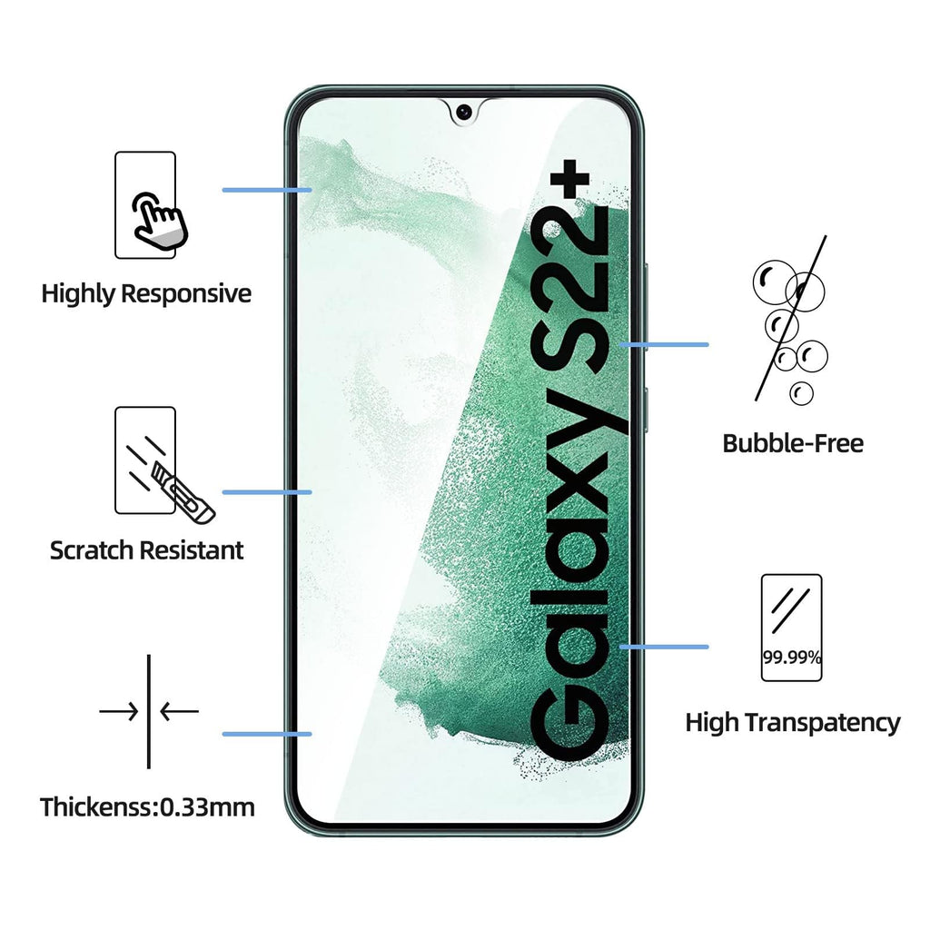 NEW'C for Samsung Galaxy S23 6.1" (SM-S911),Screen Protector Tempered Glass