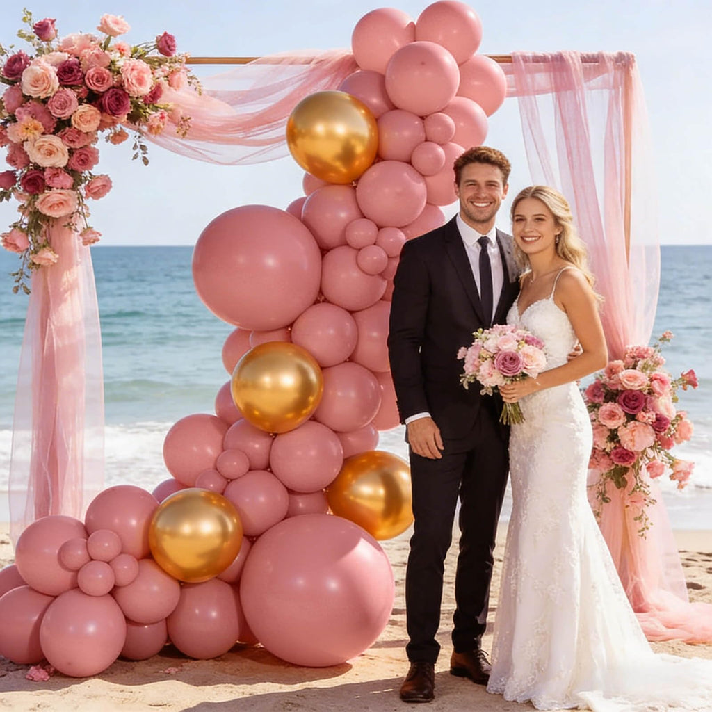 Red Balloon 110pcs, Red Latex Balloons12 inch for Christmas Birthday Valentine's Day Wedding(with 2 Ribbons).