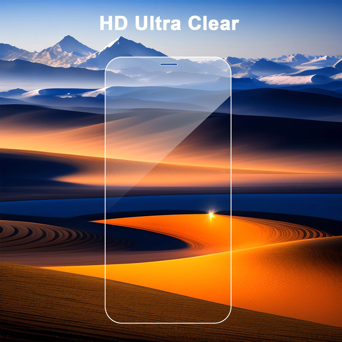 SIBEITU 3+3 Pack Screen Protector + Camera Lens Protector for iPhone 18 Pro