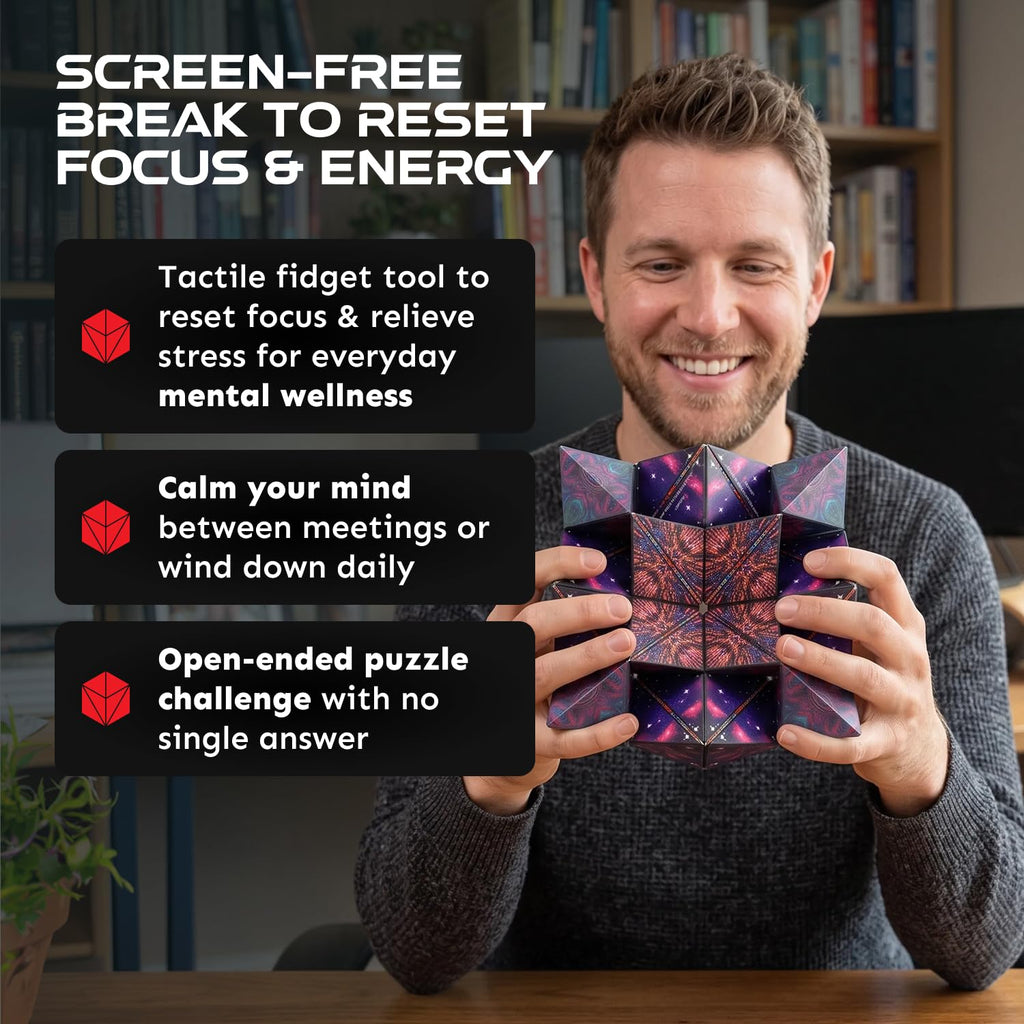 Shashibo OCTA Magnetic Puzzle Toy, Stress Relief Fidget Toy