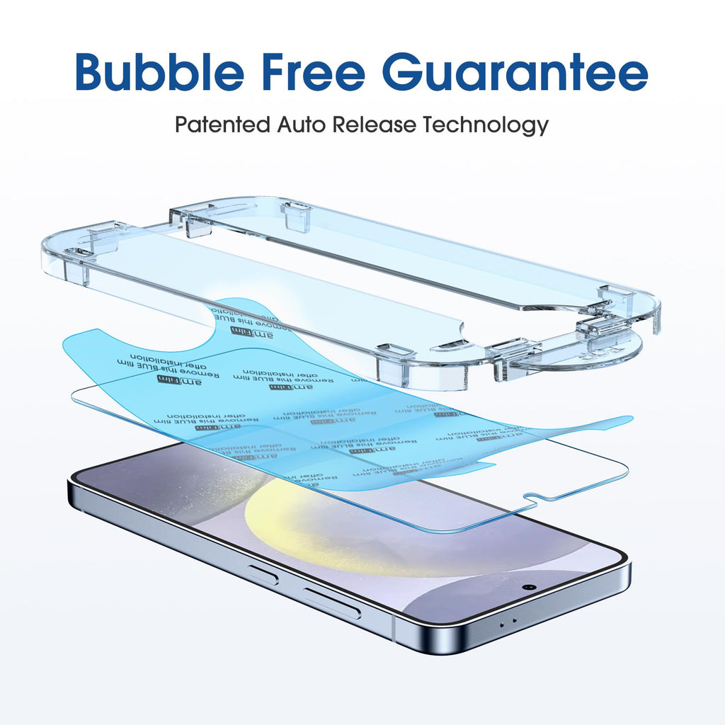 amFilm OneTouch for Samsung Galaxy S24 Ultra Screen Protector TemperedGlass
