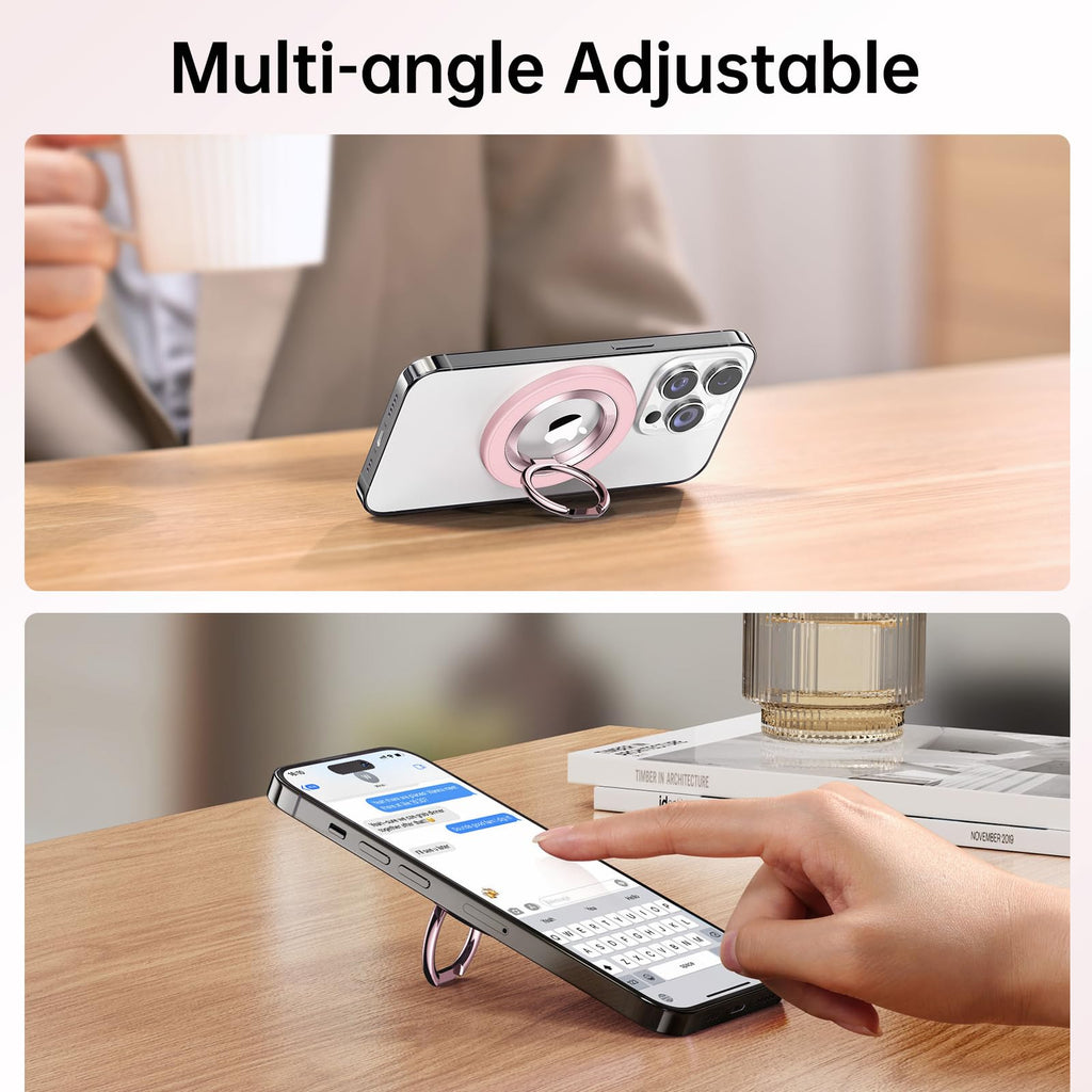 SYNCWIRE for MagSafe Phone Grip, Magnetic Phone Ring Holder Stand Kickstand