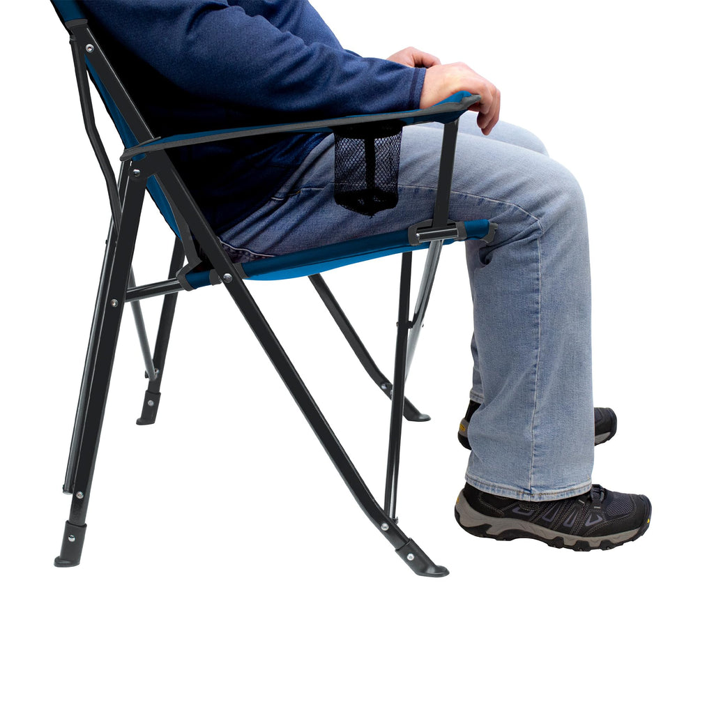 GCI Outdoor Comfort Pro Rocker Camping Chair - Indigo Blue