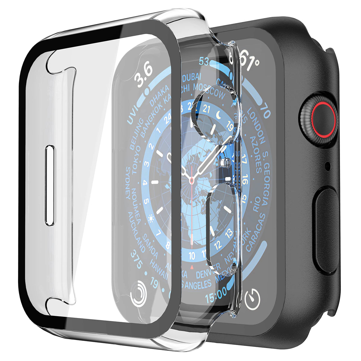 Misxi Case with Screen Protector for 38mm Apple Watch Series 3/2