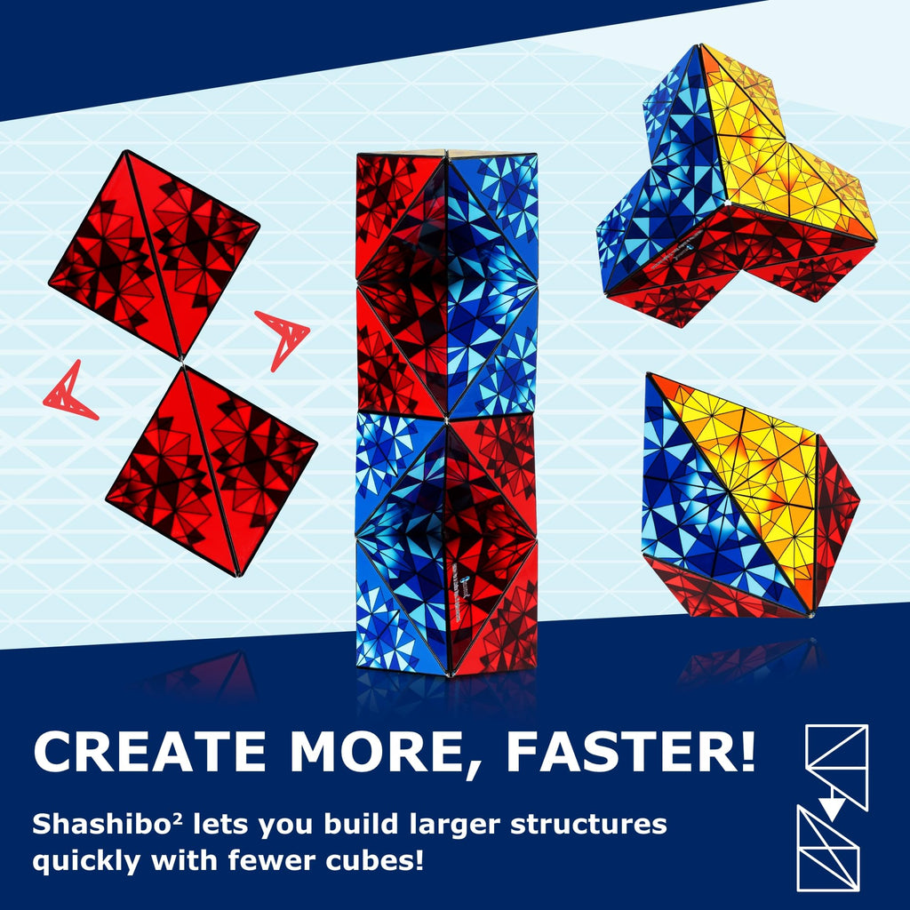 Shashibo OCTA Magnetic Puzzle Toy, Stress Relief Fidget Toy