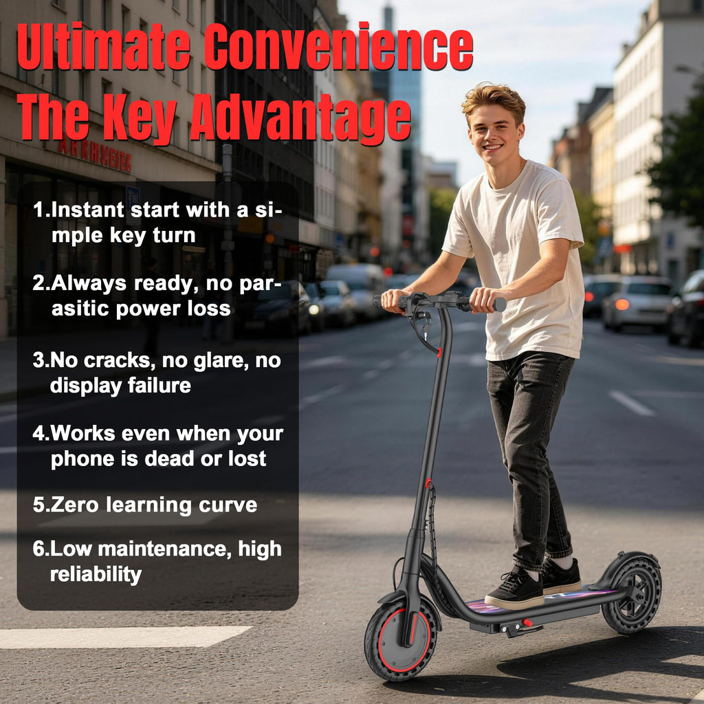 VOLPAM Electric Scooter, 350W/500W Motor, 21/28/40 Miles Long Range