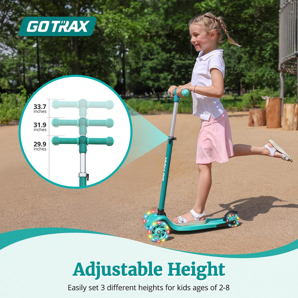 Gotrax KS1 Kids Kick Scooter, 3 Wheels for Boys & Girls 2-8, Gifts