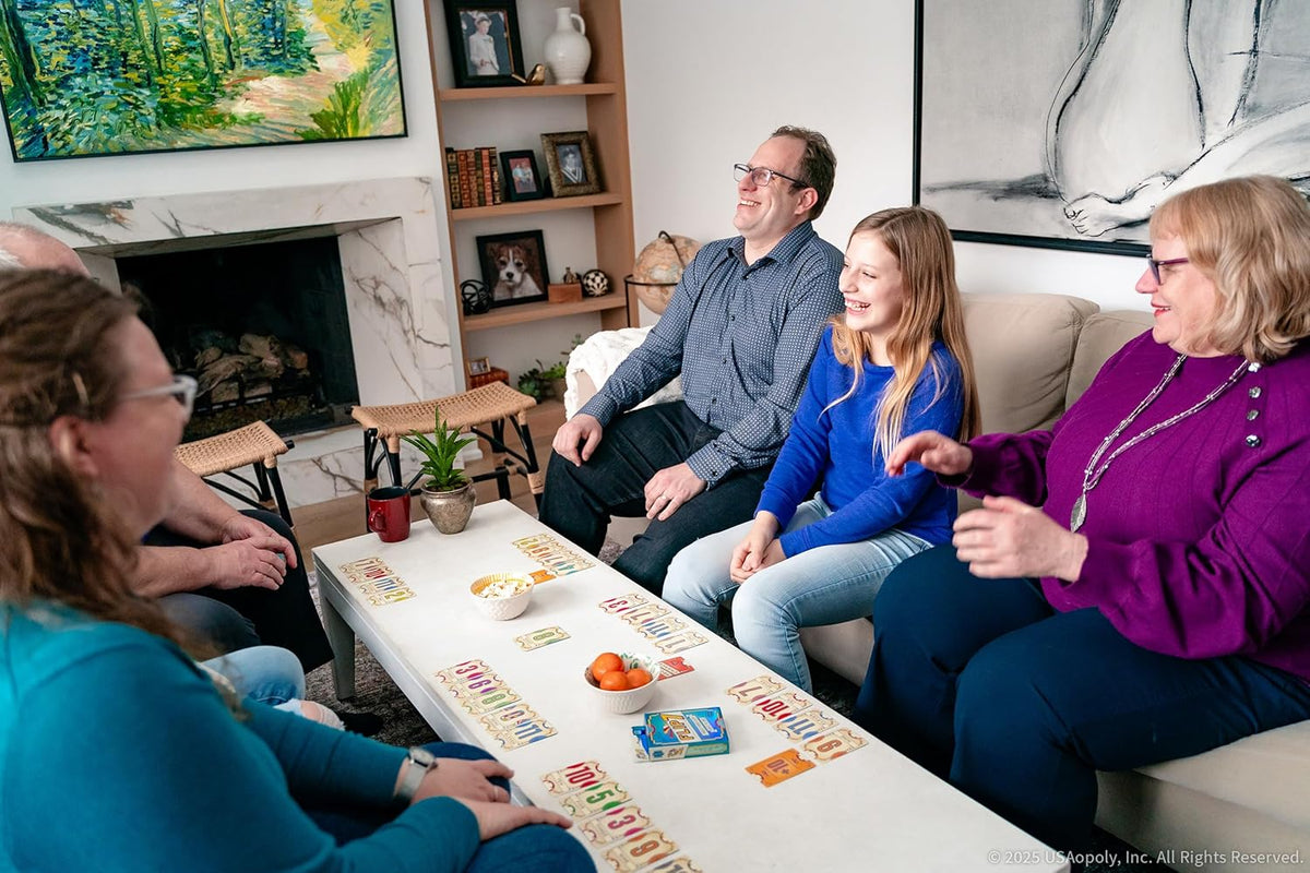 USAOPOLY Flip 7 Card Game, The Ultimate Blend of Press Your Luck Strategy