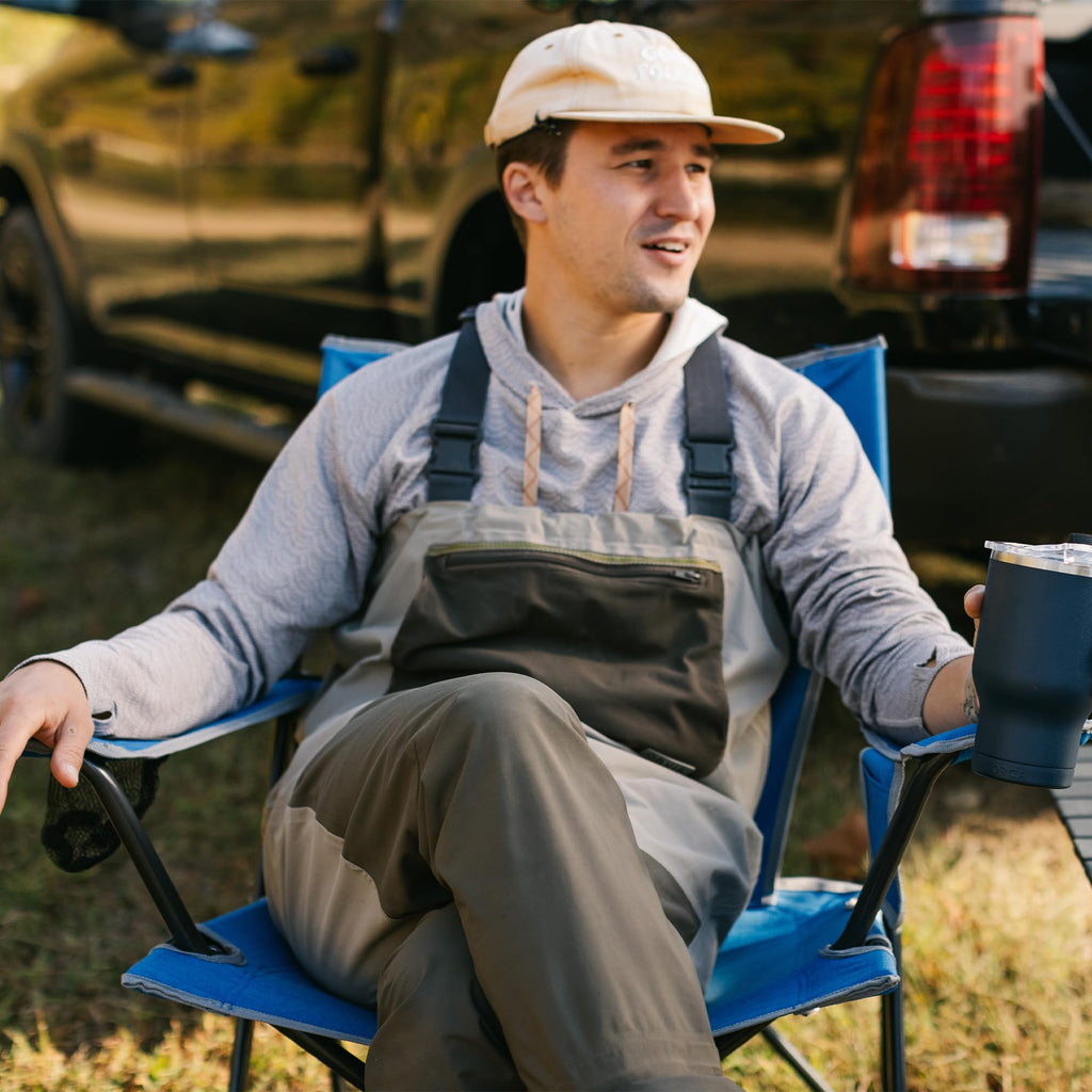 GCI Outdoor Comfort Pro Rocker Camping Chair - Indigo Blue
