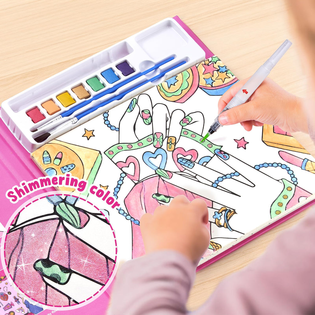 JoyCat Paint with Water Coloring Books for Toddlers (Magical Pony)