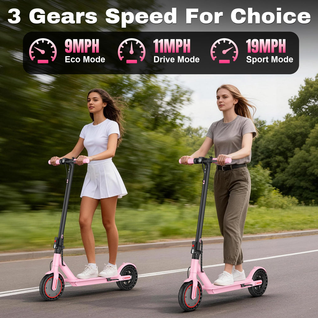 VOLPAM Electric Scooter, 350W/500W Motor, 21/28/40 Miles Long Range