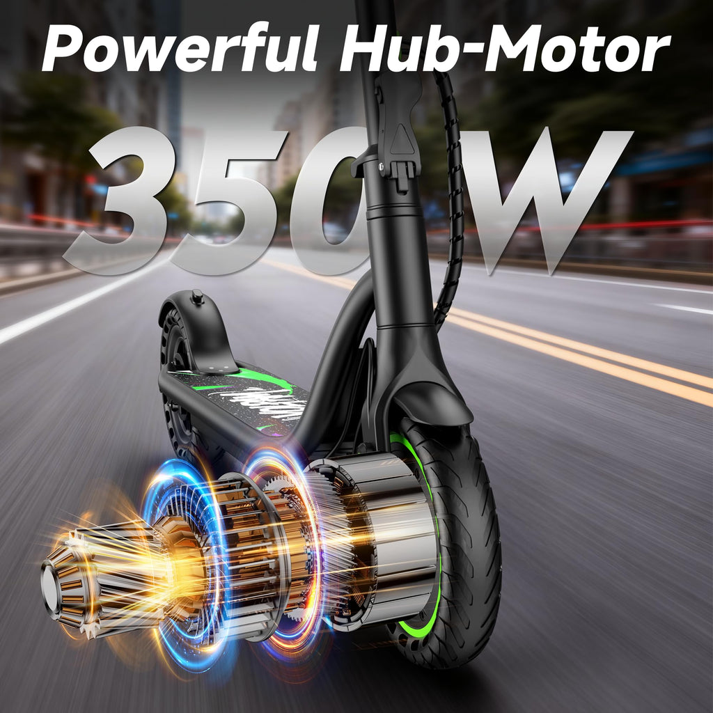 VOLPAM Electric Scooter, 350W/500W Motor, 21/28/40 Miles Long Range
