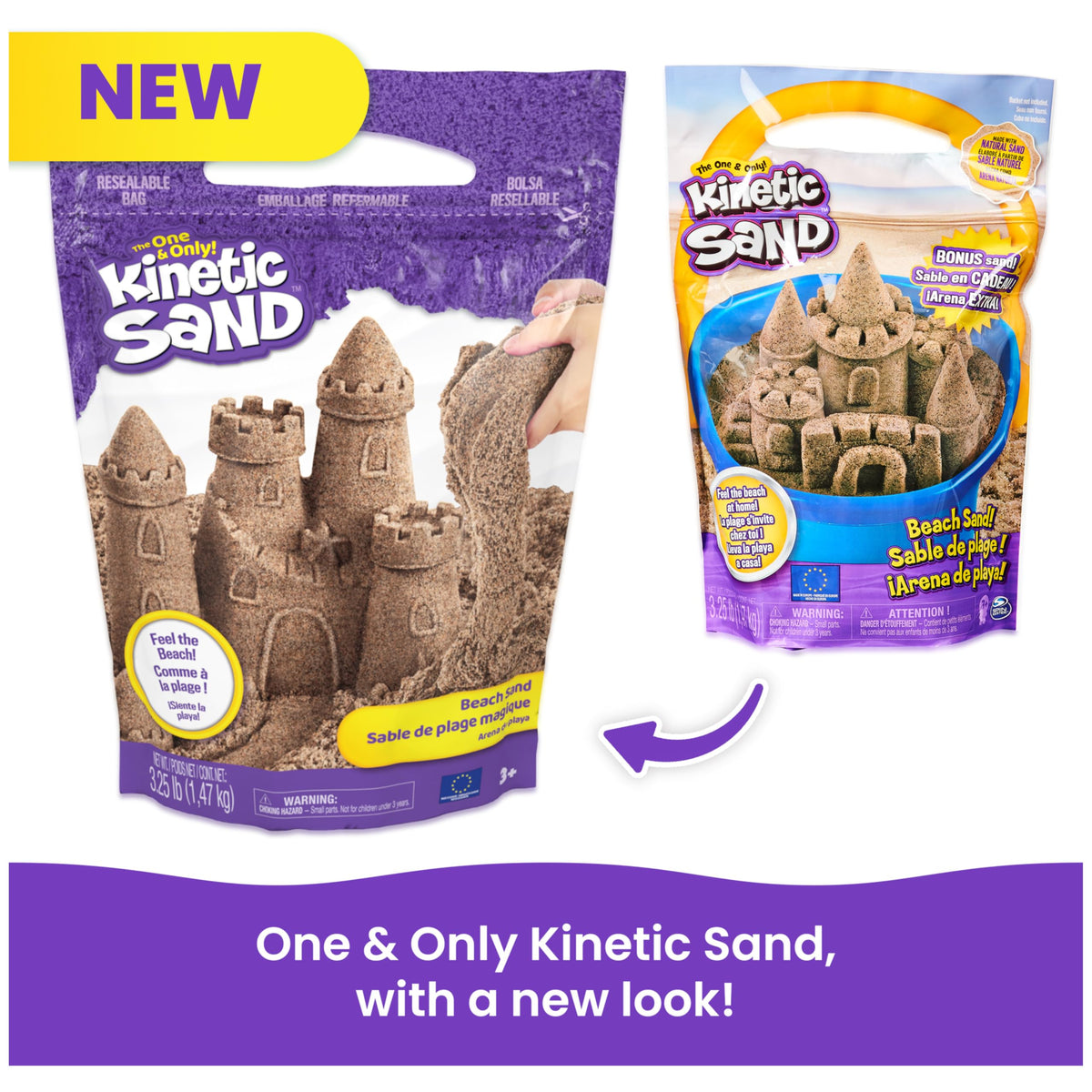 Kinetic Sand 11lb Brown Sand Amazon Exclusive, Sensory Toys, Ages 3+