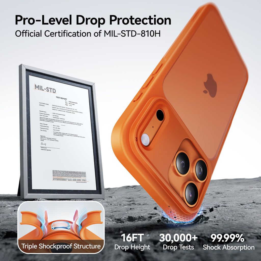CASEKOO for iPhone 16 Smooth Crystal Clear Case, Patented Anti-Yellow