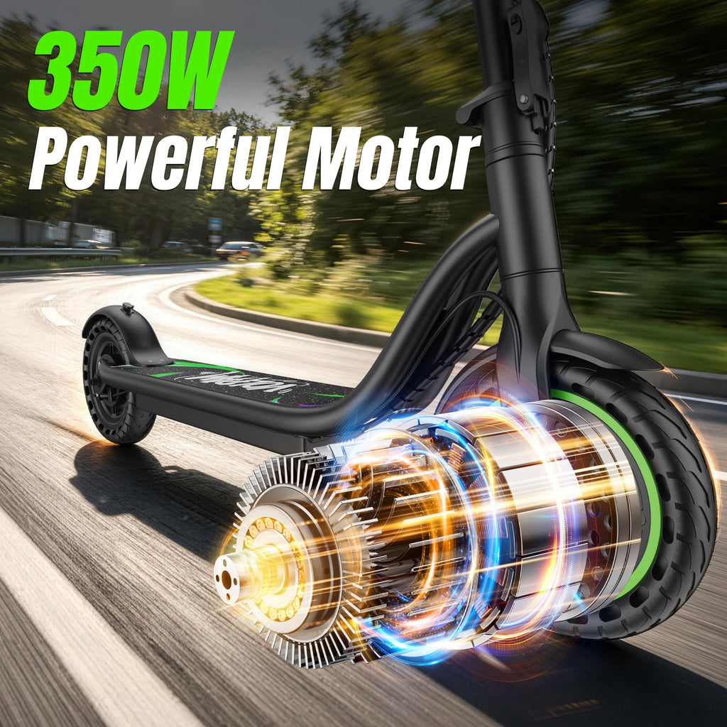 VOLPAM Electric Scooter, 350W/500W Motor, 21/28/40 Miles Long Range
