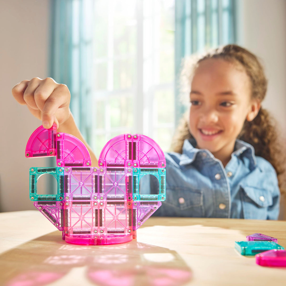 MAGNA-TILES microMAGS 24-Piece Spooky Travel Set, The Original Magnetic Building Brand