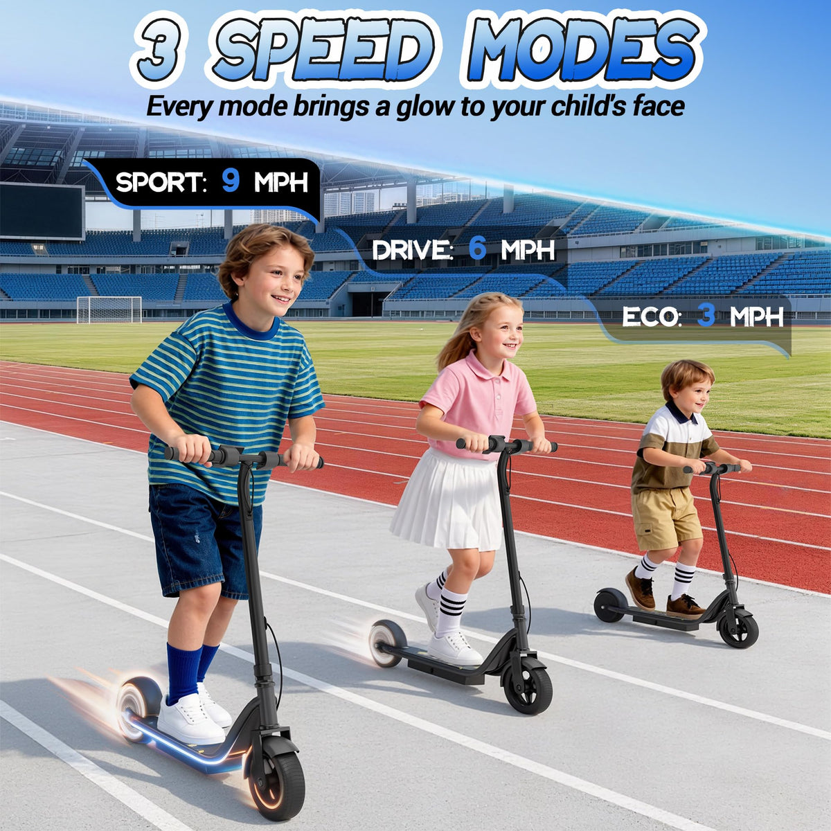 VOLPAM Electric Scooter, 350W/500W Motor, 21/28/40 Miles Long Range