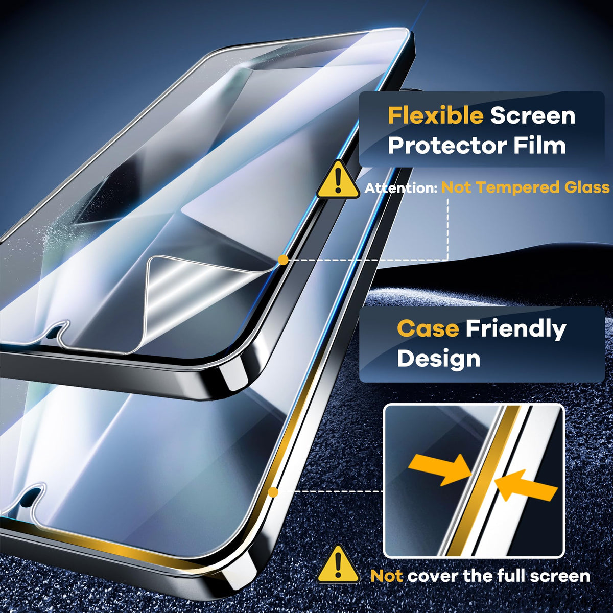 AACL 3-Pack for Samsung Galaxy S22 Screen Protector Film [6.1"]