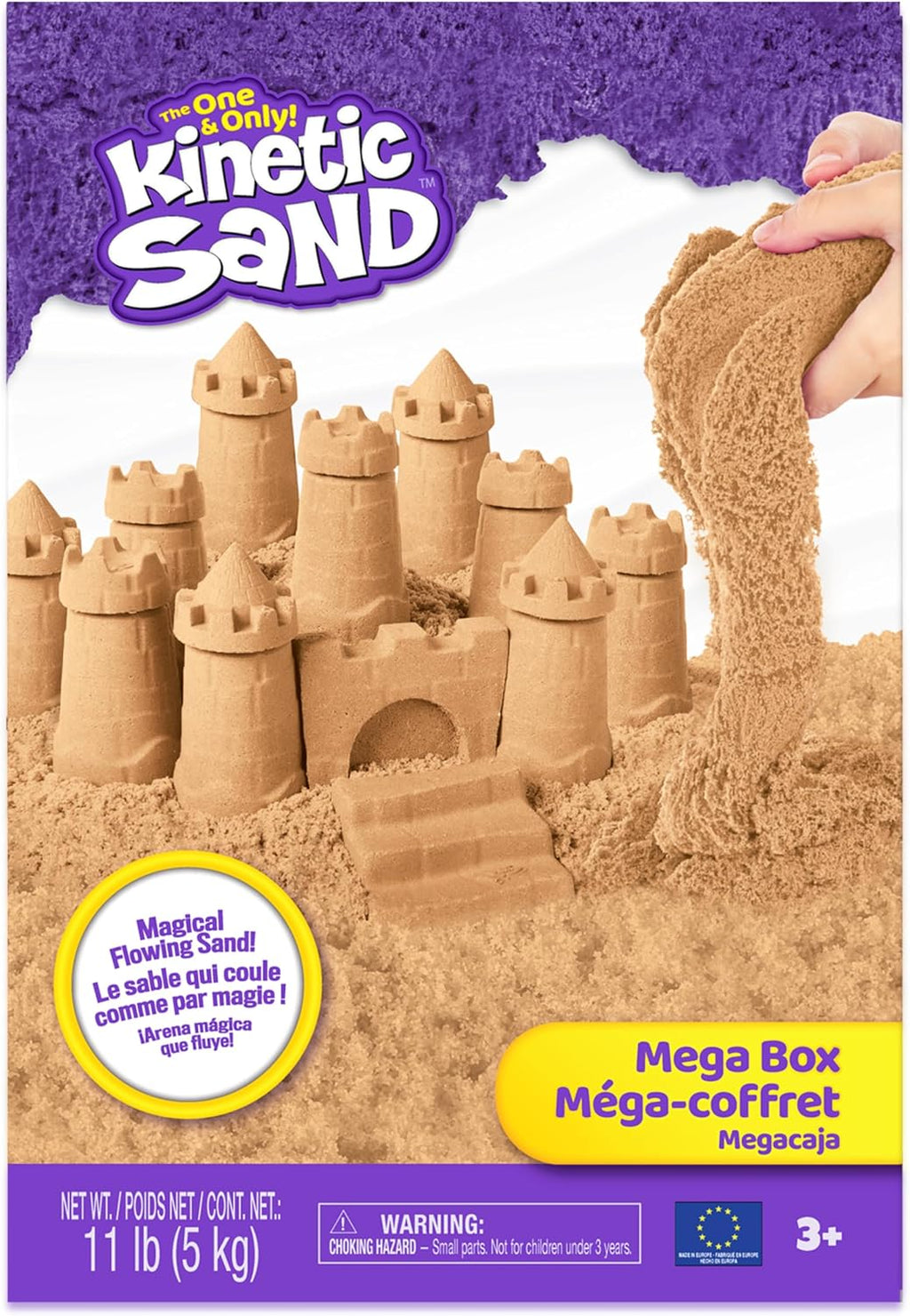 Kinetic Sand 11lb Brown Sand Amazon Exclusive, Sensory Toys, Ages 3+