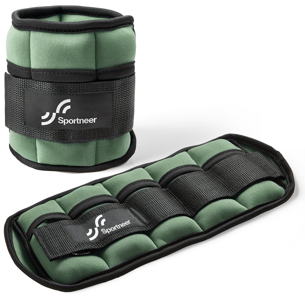 Sportneer Adjustable Ankle Weights, 2-10 lb per Pair, Removable Weights