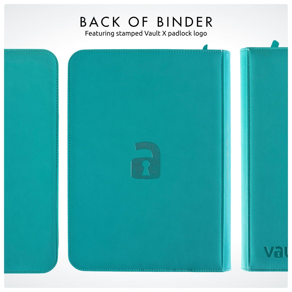Vault X 9 Pocket Zip Trading Card Binder 360 Cards Exo-Tec (Black)